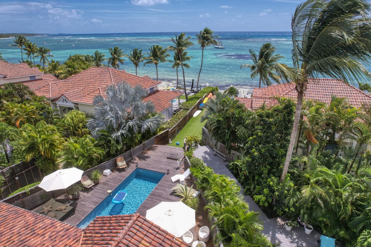 47.Location villa 4 chambres piscine saint françois guadeloupe - Vue mer